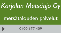 Karjalan Metsäajo Oy logo